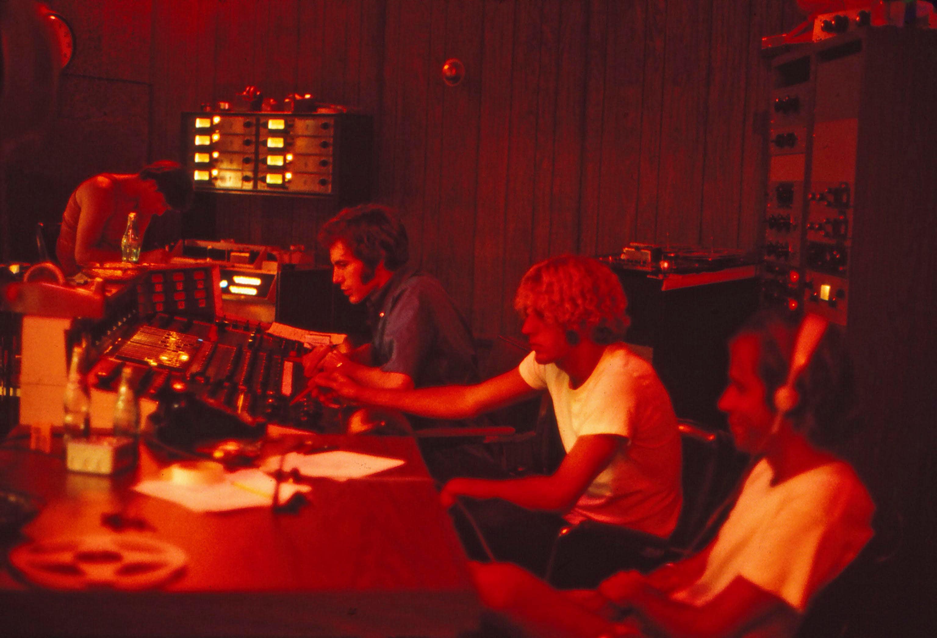 1969 mixing session for The Dragons at Sunwest