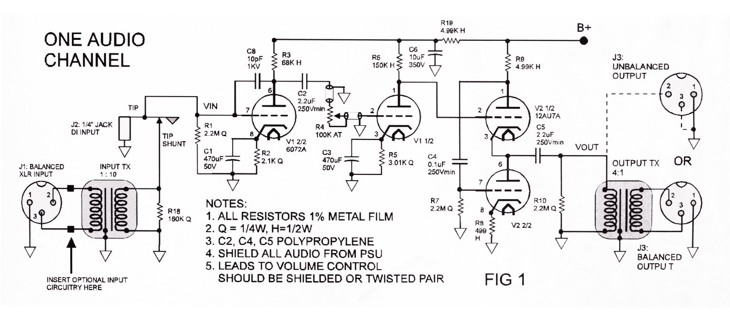 Mic Preamp Schematic: Elevate Your DIY Audio Projects - Engineering Projects