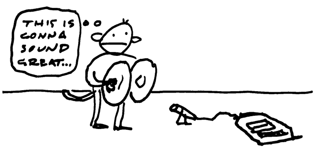 Monkey recording animation